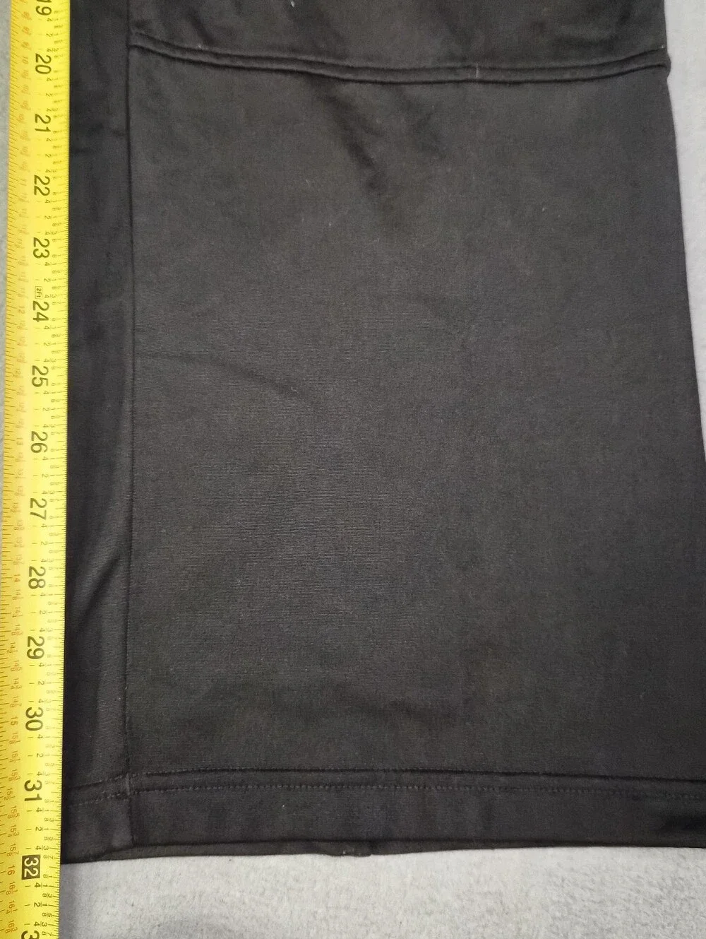 Adidas black baggy straight leg track pants with white stripes Size mens XL